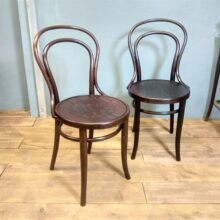 pair of chairs no. 14 after complete renovation